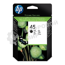 Картридж Hi-Black (51645AE) для HP DJ 850C/970C/1600C, №45, Bk NEW
