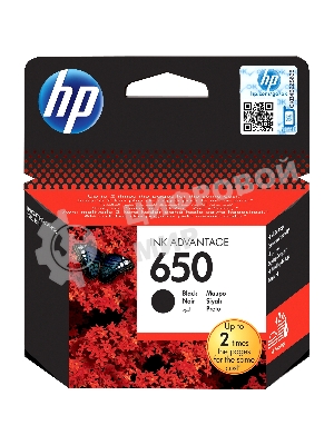 Картридж струйный HP 650 CZ101AE черный для HP DJ IA 2515