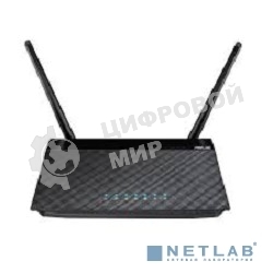 Сетевое оборудование ASUS RT-N12 E WiFi Router (RTL) 802.11b/g/n, 4UTP 10/100 Mbps, 1WAN, 300Mbps, 2x2dBi