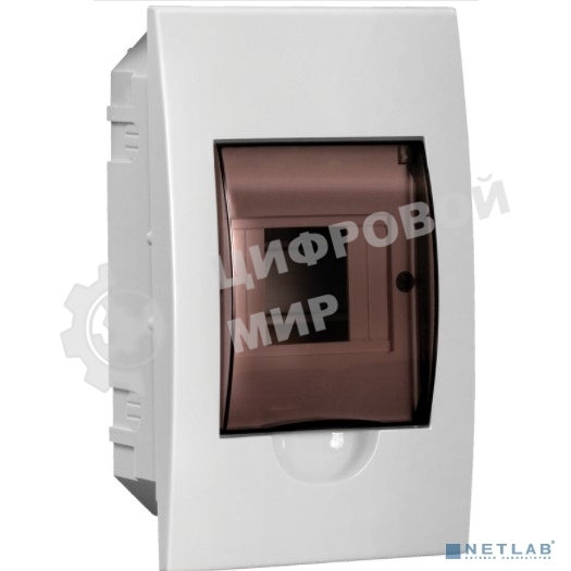 Бокс ЩРВ-П-4 мод. встраив. пластик IP41 GENERICA IEK MKP12-V-04-41-G