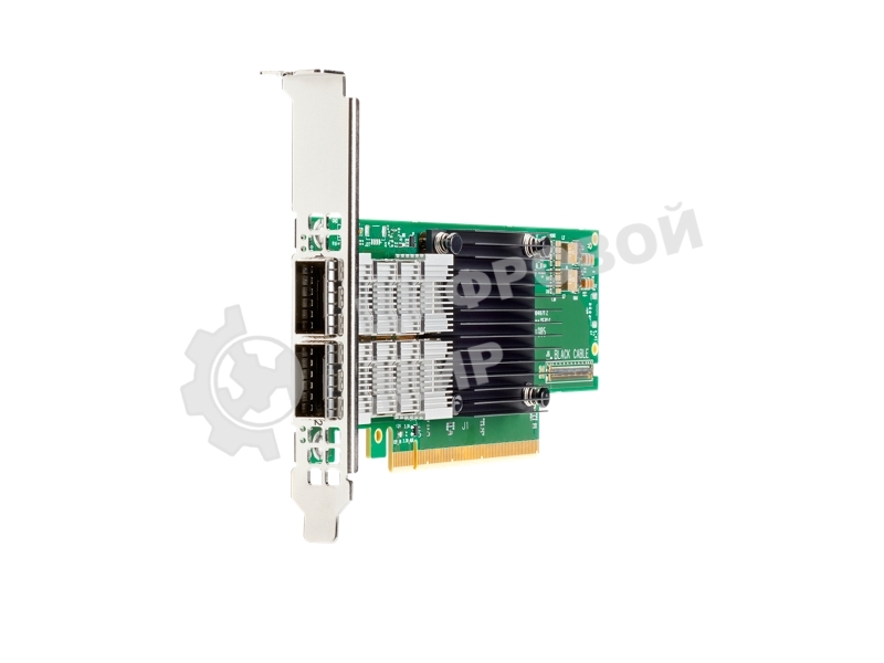Адаптер Infiniband ConnectX®-6 VPI adapter card, HDR IB (200Gb/s) and 200GbE, dual-port QSFP56, PCIe4.0 x16, tall bracket