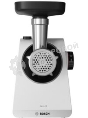 Мясорубка электрическая Bosch MFWS420W белый, 1900 Вт, 2.5 кг/мин, реверс, насадки - 3