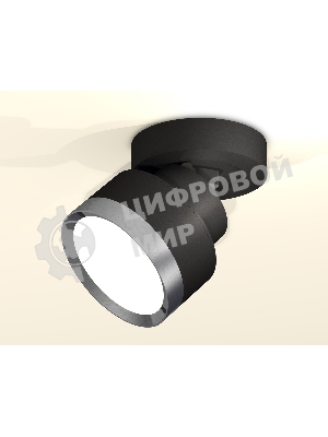Светильник Ambrella Light XM8102006 SBK/PPH черный песок/графит полированный GX53 (A2229, A2106, C8102, N8133)