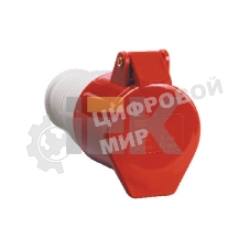 Розетка кабельная 16А 380В 3P+PЕ ССИ-214 IP44 IEK PSR22-016-4