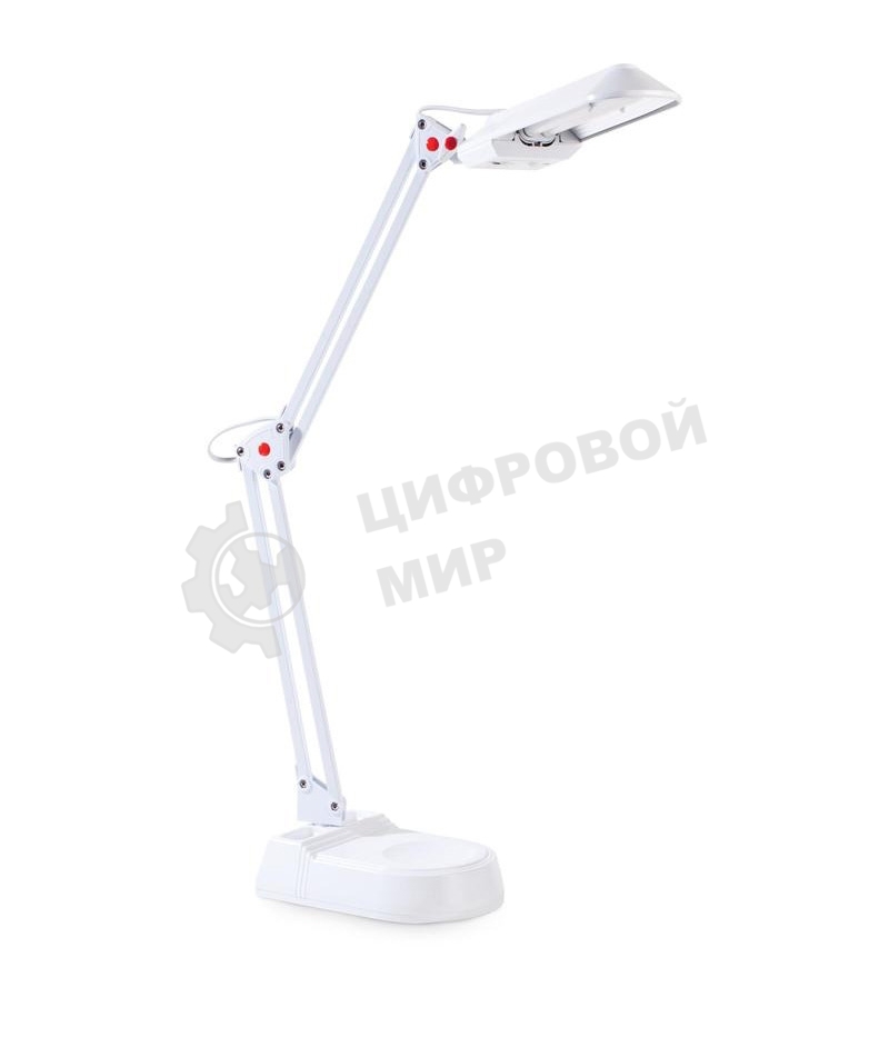 Светильник Camelion KD-017A C01 kd-017a с01 белый настольный в к-те база+струбцина 230v 11w