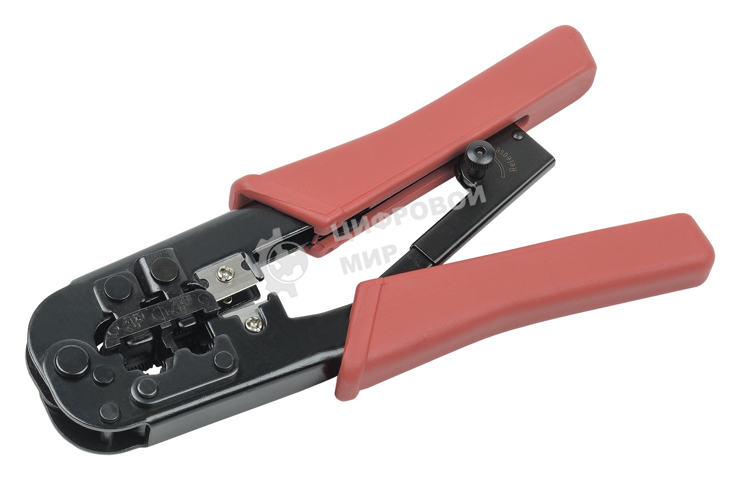 Инструмент обжим ITK TM1-B11H для RJ-45,12,11 с x рап. ме x . сине-оранж