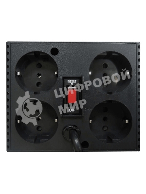 Стабилизатор напряжения Powercom TCA-2000 1000Вт 2000ВА черный