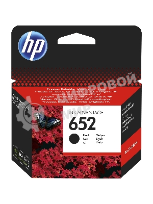 Картридж струйный HP №652 (F6V25AE) черный, 360 стр., для DJ IA 1115/2135/3635/4535/3835/4675