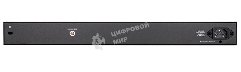 Коммутатор настраиваемый L2 D-Link DGS-1210-28MP/F4A с 24 портами 10/100/1000Base-T и 4 комбо-портами 100/1000Base-T/SFP (24 порта PoE 802.3af/at, PoE-бюджет 370 Вт)