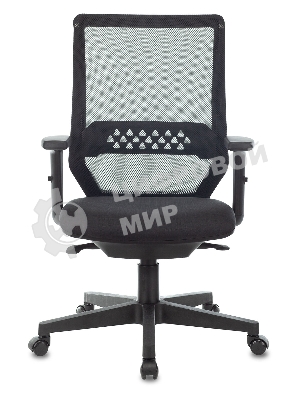 Кресло Бюрократ MC-611N TW-01 38-418 черный, сетка/ткань, 120 кг, механизм качания