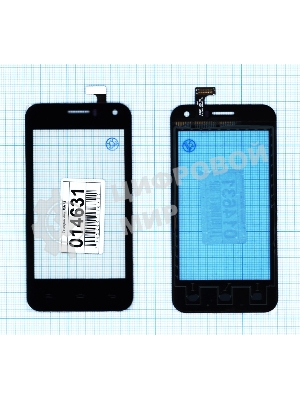Сенсорное стекло (тачскрин) для Airis TM475, черное