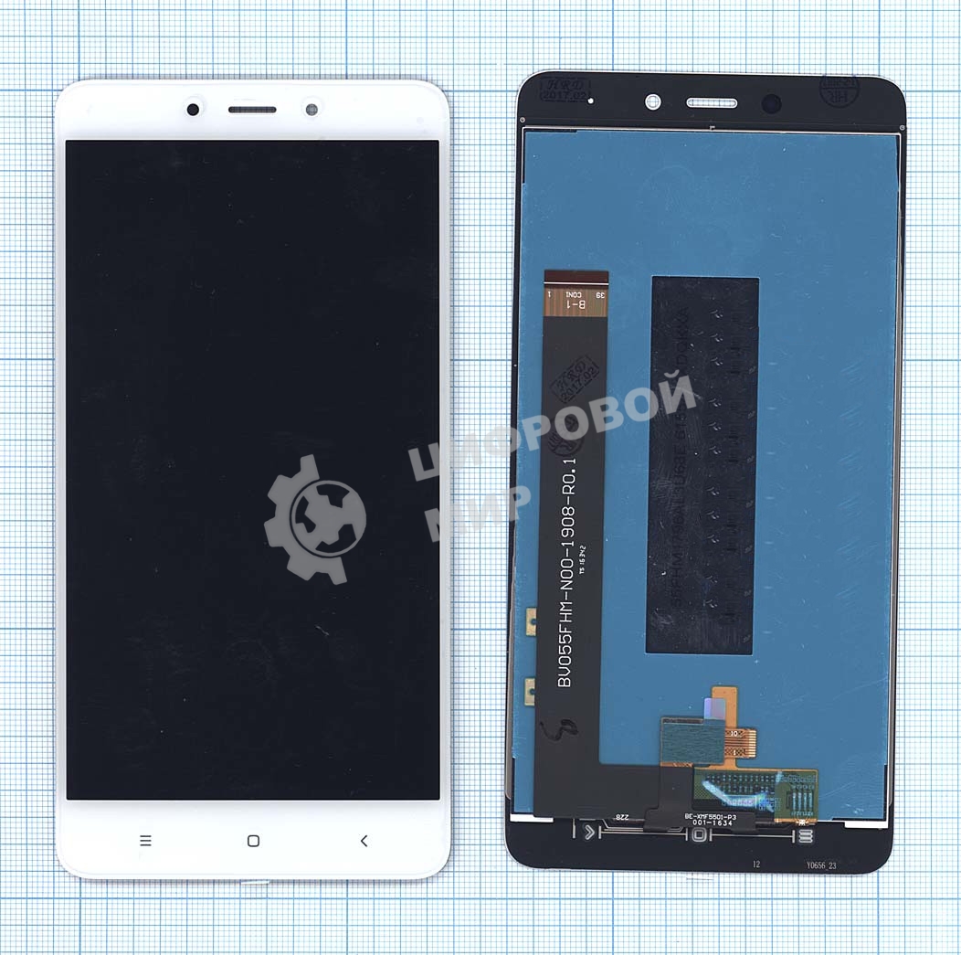 Дисплей для Xiaomi Redmi Note 4 белый