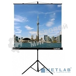 Экран на треноге Lumien 160x160см Eco View LEV-100105 1:1 напольный рулонный
