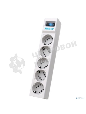 Сетевой фильтр ZIS PILOT Surge protector Pilot SG5 5 outlets (GP), 10A/2.2kVt, automatic circuit-breaker, 3 m