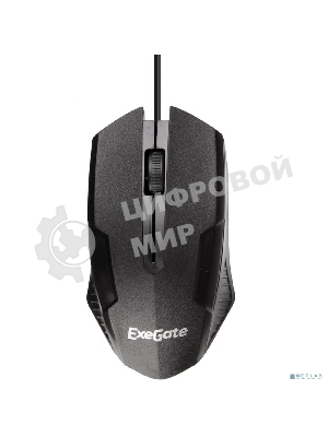 Мышь проводная ExeGate Professional Standard SH-9025L черный, 1000 dpi, USB, кнопки - 3