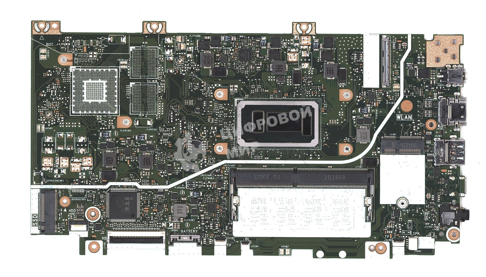 Материнская плата для Asus X412UA 4G/I3-7020U