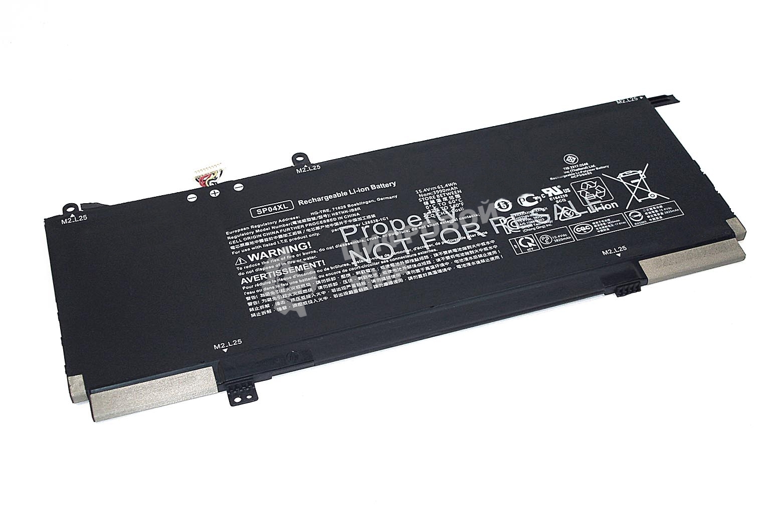 Аккумуляторная батарея для ноутбука HP Spectre x360 13-ap (SP04XL) 15.4V 61.4Wh