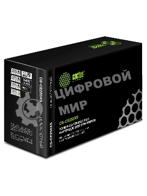 Картридж лазерный Cactus CS-CE255X/XS черный (12500 стр.) для HP LaserJet P3015