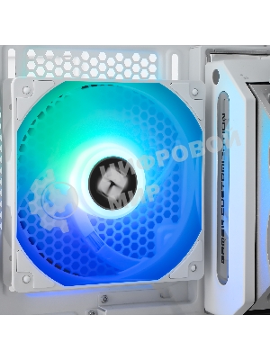 Кулер для корпуса Thermalright TL-C12CW-S (120x120x25мм, 4-pin PWM, ARGb, 66.17CFM, 25.6dBA, 1550RPM, белый)