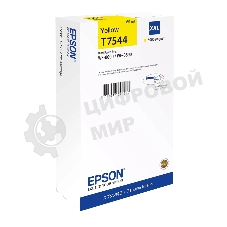 Картридж струйный Epson T7544 желтый экстраповышенной емкости для WF-8090/8590