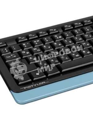 Комплект клавиатура+мышь A4Tech FStyler FG1035 беспроводной, USB, 2000 DPI, чёрный/синий