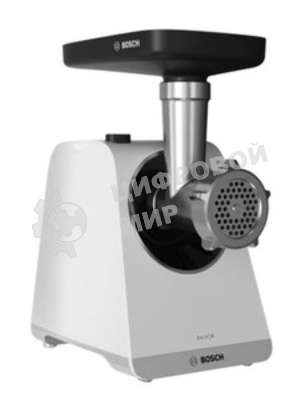 Мясорубка электрическая Bosch MFWS420W белый, 1900 Вт, 2.5 кг/мин, реверс, насадки - 3