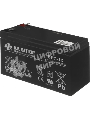 Аккумулятор B.B. Battery series BP/BP7-12/12V/7Ah