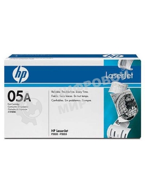 Картридж лазерный HP CE505A черный LJ P2055/P2035 (2300 стр.)