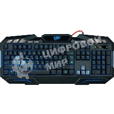 Клавиатура проводная Defender Doom Keeper GK-100DL RU, USB, черный