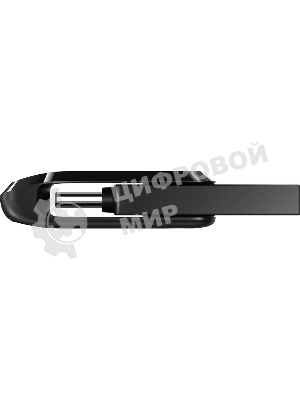 Флешка USB SanDisk DDC3 Ultra Dual Go (SDDDC3-064G-G46), 64Gb, USB 3.1/USB Type-C, R/W 150/30, черный