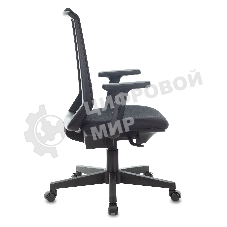 Кресло компьютерное Бюрократ MC-611N TW-01 38-418 черный, сетка/ткань, крестовина пластик