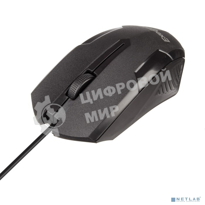 Мышь проводная ExeGate Professional Standard SH-9025L черный, 1000 dpi, USB, кнопки - 3