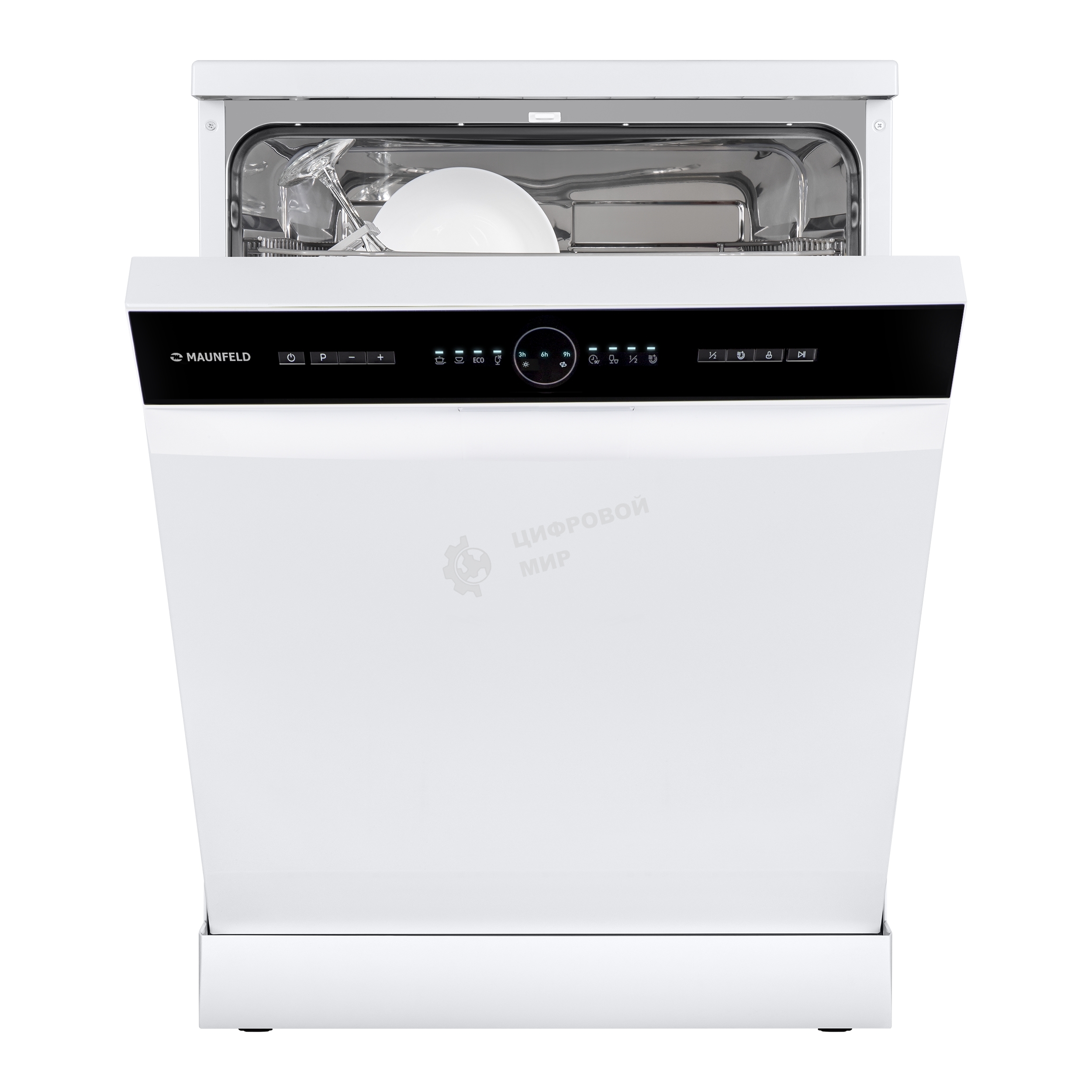 Посудомоечная машина Maunfeld MWF60121W, белый, 59.8 см, 12 компл., 47 дБ, класс A++