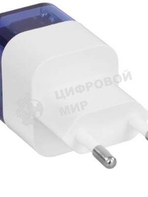 Сетевое зарядное устройство HOCO (6931474798381) C125Aaa Transparent Blue