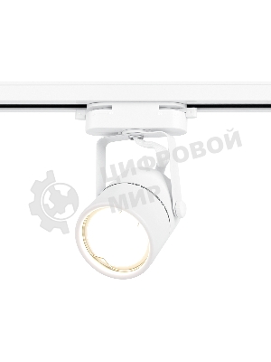 Трековый однофазный светильник со сменной лампой Ambrella light GL5101 WH белый GU10 max 12W