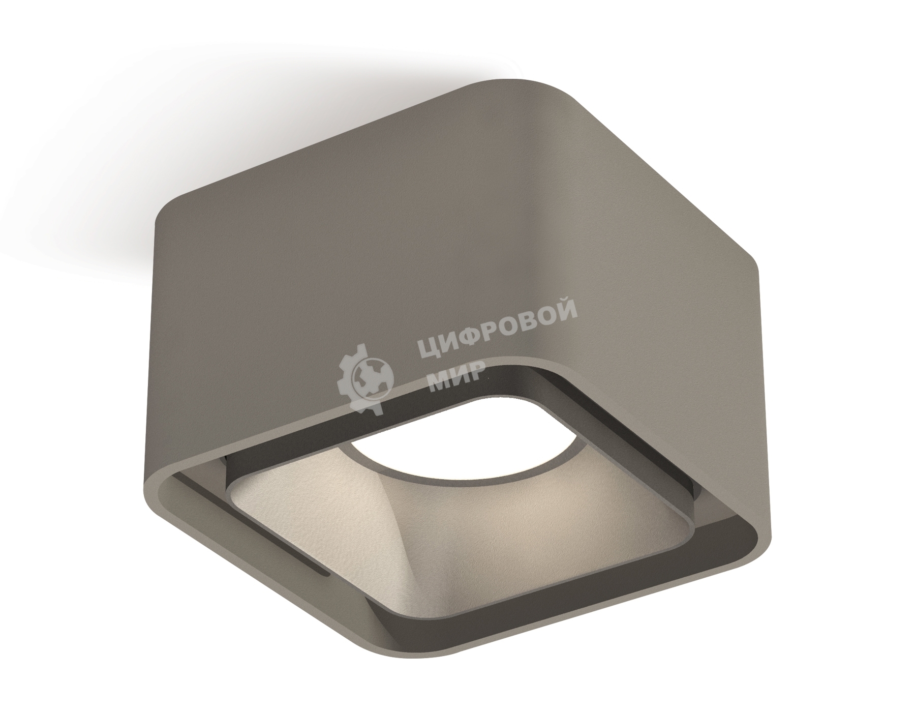 Светильник Ambrella Light XS7834003 SGR/SSL серый песок/серебро песок MR16 GU5.3 (C7834, N7703)