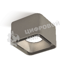Светильник Ambrella Light XS7834003 SGR/SSL серый песок/серебро песок MR16 GU5.3 (C7834, N7703)