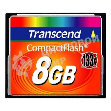 Флеш карта CF 8Gb Transcend TS8GCF133 w/o adapter