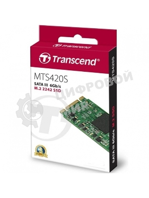 Накопитель SSD 240GB Transcend MTS420, 3D NAND, M.2[R/W - 560/500 MB/s]