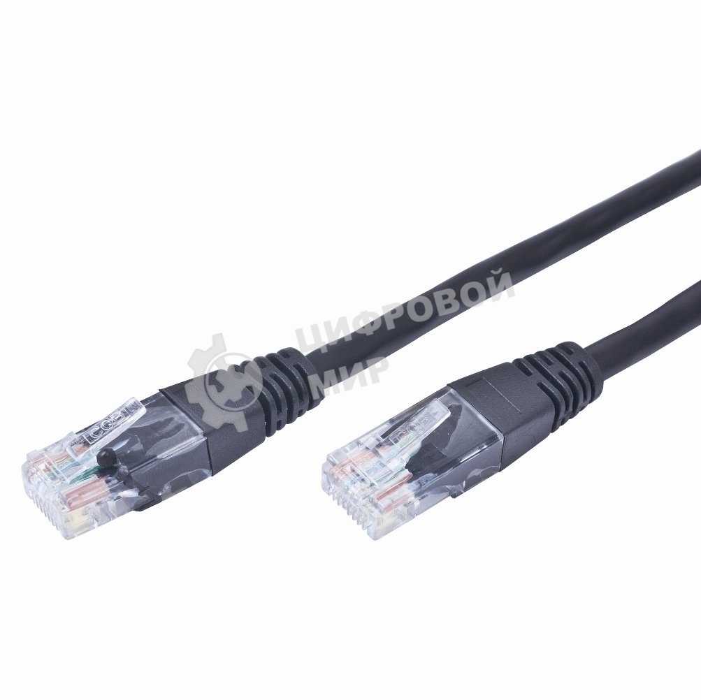 Патч-корд FTP Cablexpert cat.6, 1м, литой, многожильный, черный