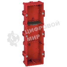 Коробка Batibox для кирпичных стен 3-местная, глубина 40 мм