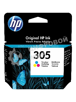 Картридж струйный HP 305 3YM60AE многоцветный (100 стр.) (2мл) для HP DJ 2320/2710/2720