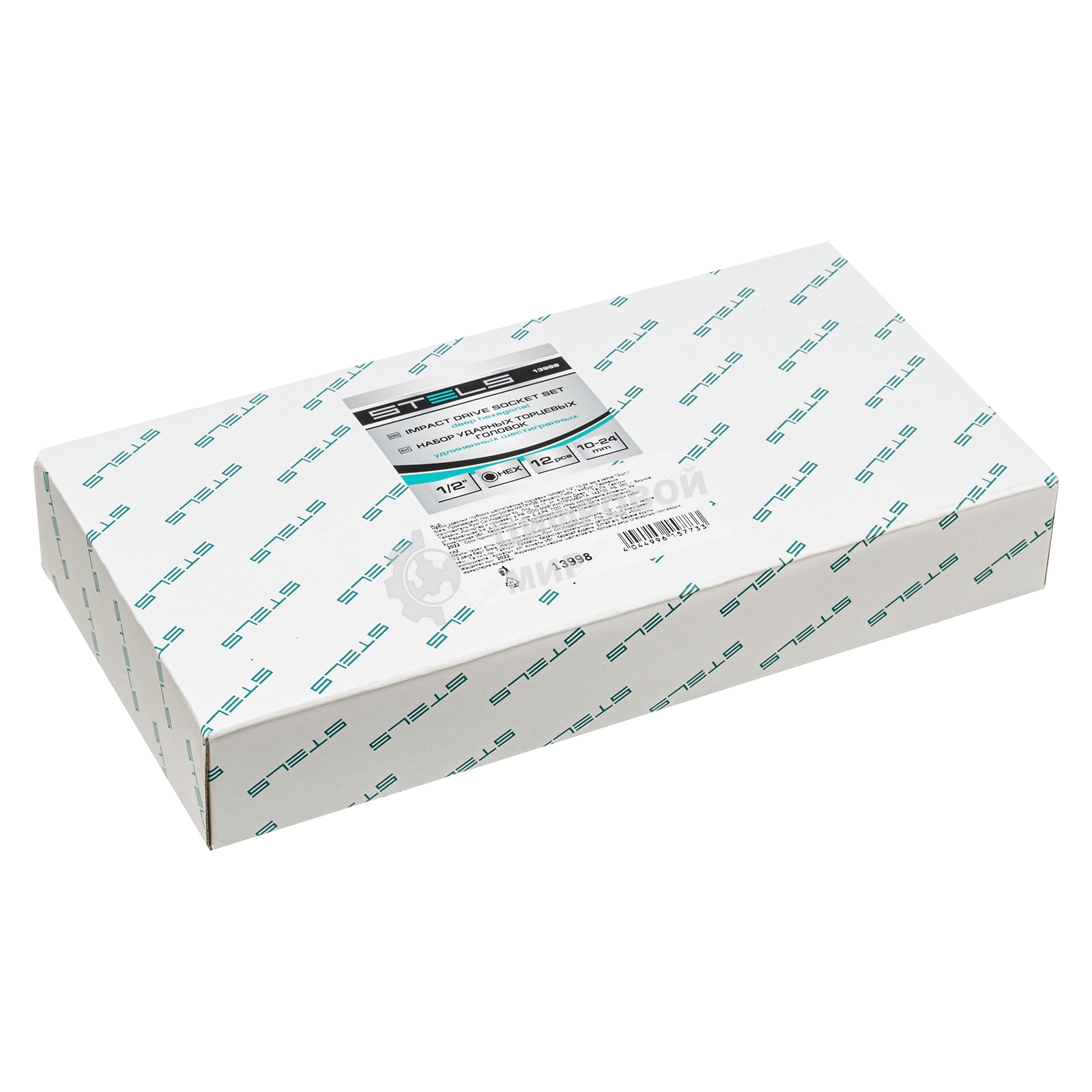 Набор ударных глубоких шестигранных торцевых головок Stels 1/2