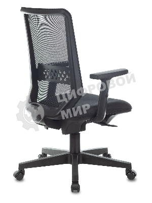 Кресло Бюрократ MC-611N TW-01 38-418 черный, сетка/ткань, 120 кг, механизм качания