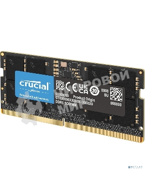 Оперативная память Crucial, DDR5, 32GB (1x32GB), 5600MHz, CL46 SO-DIMM