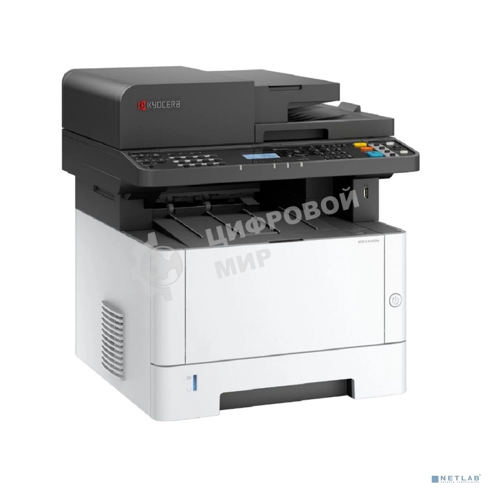 МФУ лазерное Kyocera ECOSYS MA4000x (Азия), P/C/S, ч/б лазерный, A4, 40 стр/мин, 1200x1200 dpi, 1024 Мб, USB 2.0, Network, лоток 250 л., Duplex, автопод., старт.тонер 3600 стр.
