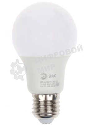 Лампа светодиодная ЭРА STD LED A60-11W-840-E27 11 Вт груша нейтральный белый свет