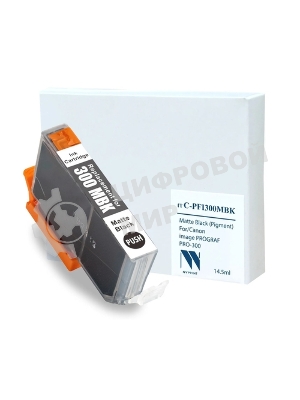 Картридж струйный NVPrint C-PFI300 MBK для Canon imagePROGRAF PRO-300