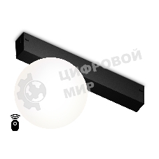 Управляемый светодиодный светильник для шинопровода Magnetic Ambrella light GL1371 BK черный IP20 10W 3000K-6400K 220V 120° D120/232*120*167 (Без ПДУ)