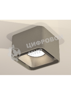 Светильник Ambrella Light XS7834003 SGR/SSL серый песок/серебро песок MR16 GU5.3 (C7834, N7703)